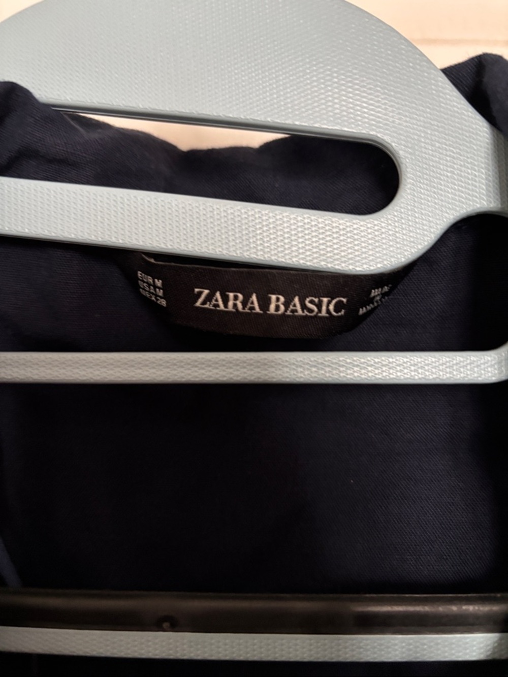 ZARA BASIC Navy Romper Shorts